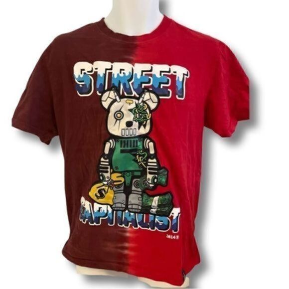 Rebel Minds Street Capitalist Red Short Sleeve T-Shirt. 🔥Graphic. Large - Picture 1 of 5